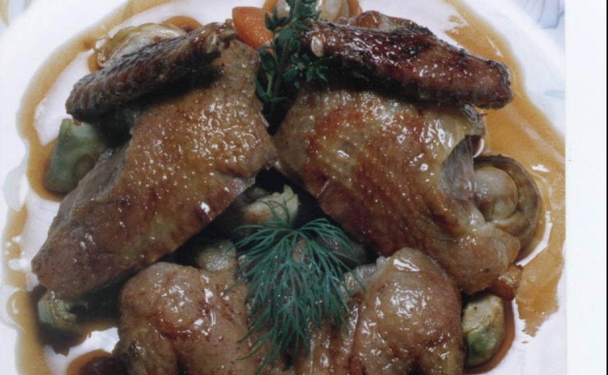 Pato con aceitunas de Lanciego, una combinación genuina