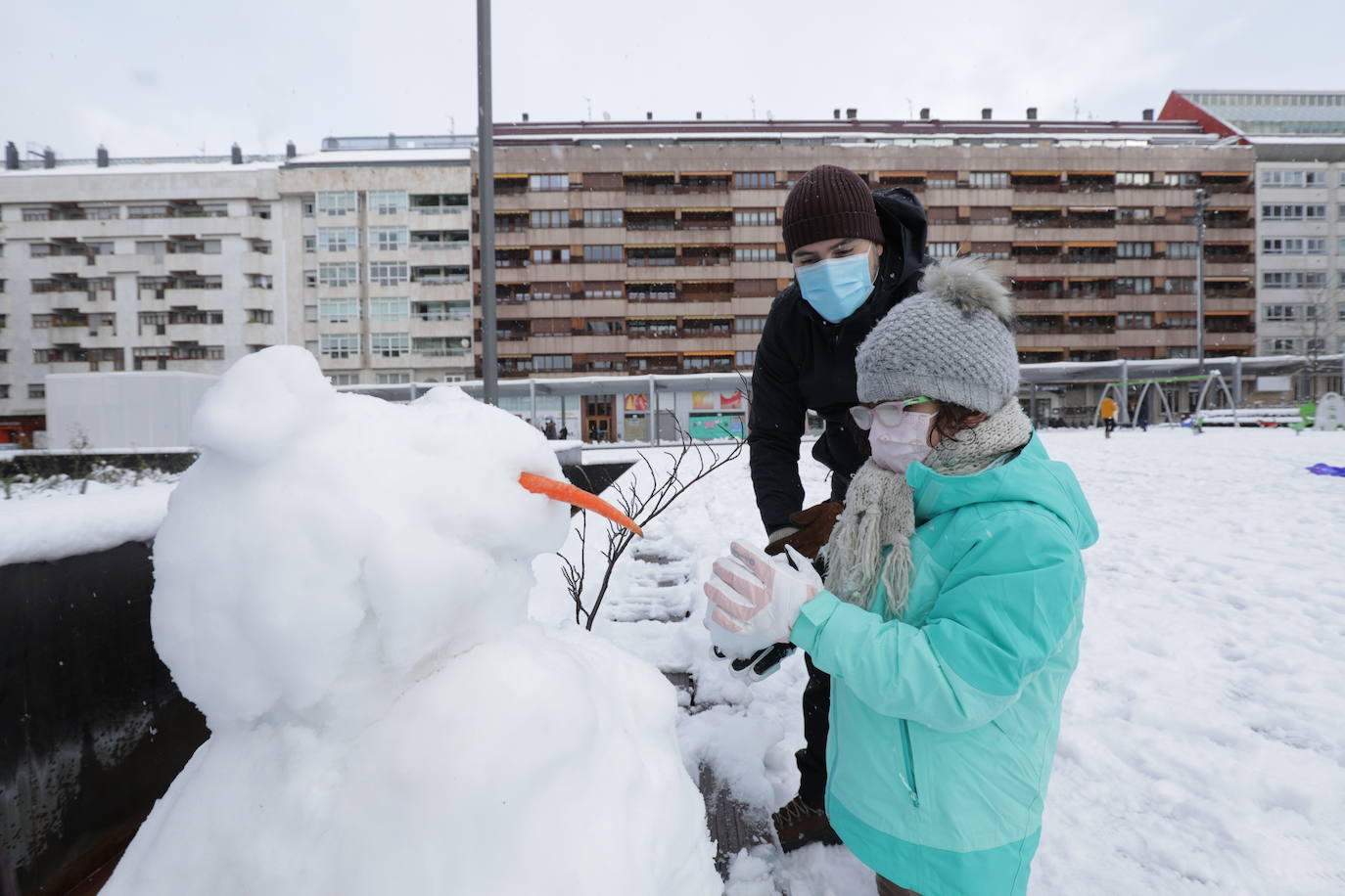 Fotos: Vitoria se divierte en la nieve