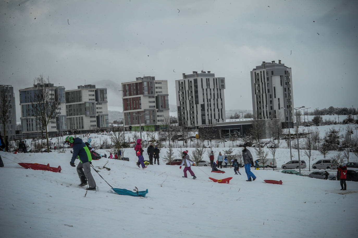 Fotos: Vitoria se divierte en la nieve