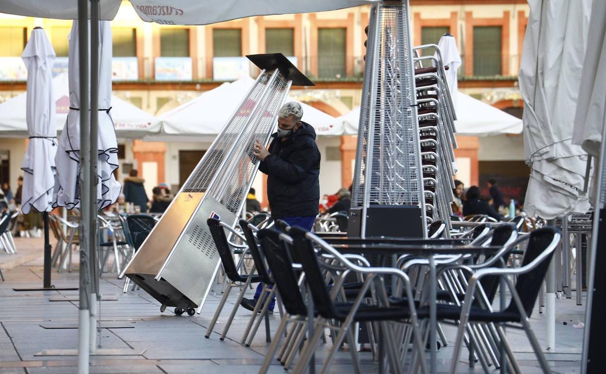 Terraza de un establecimiento hostelero.