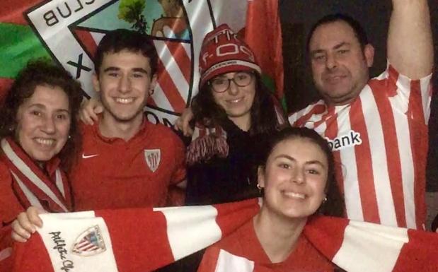 Así celebra la afición del Athletic la Supercopa