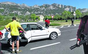 Un accidente de tráfico como trampa