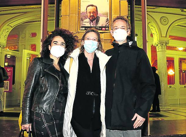 Marta Echevarría, Estíbaliz Ijea y Lorenzo Rocha. 