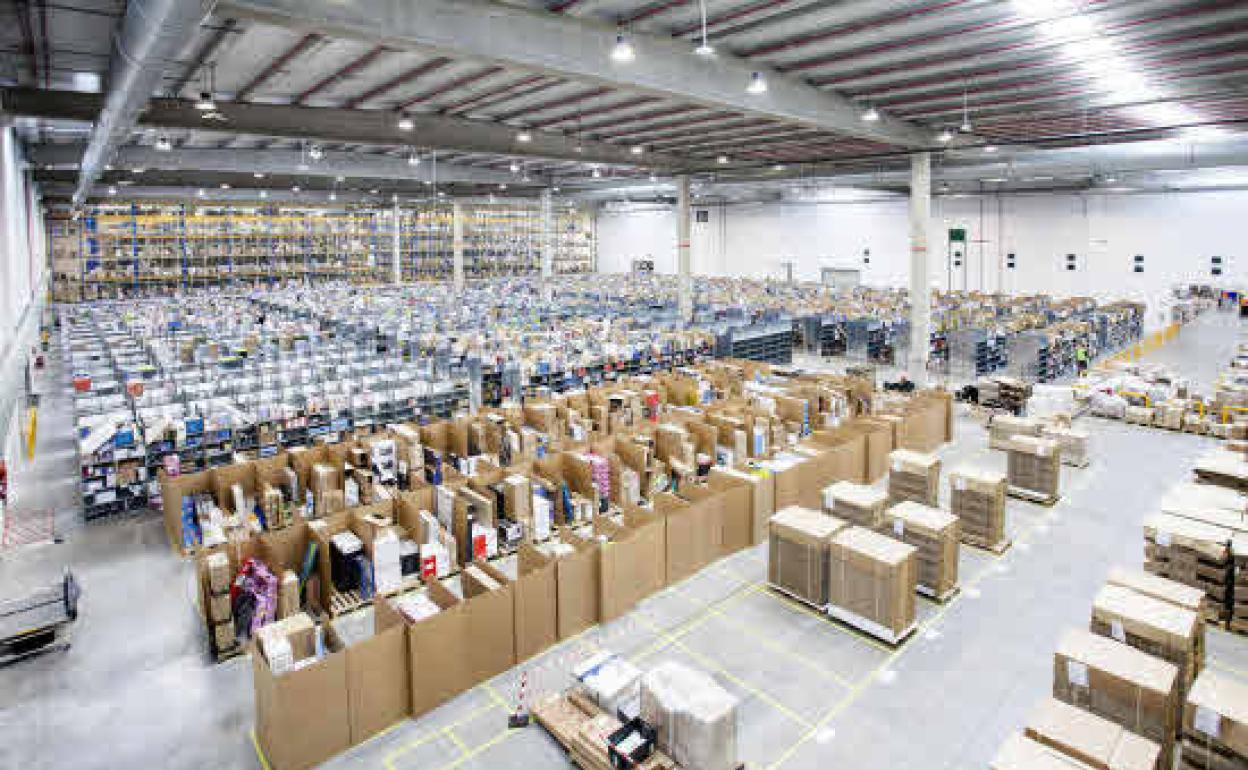 Centro logístico de Amazon en San Fernando de Henares (Madrid) 