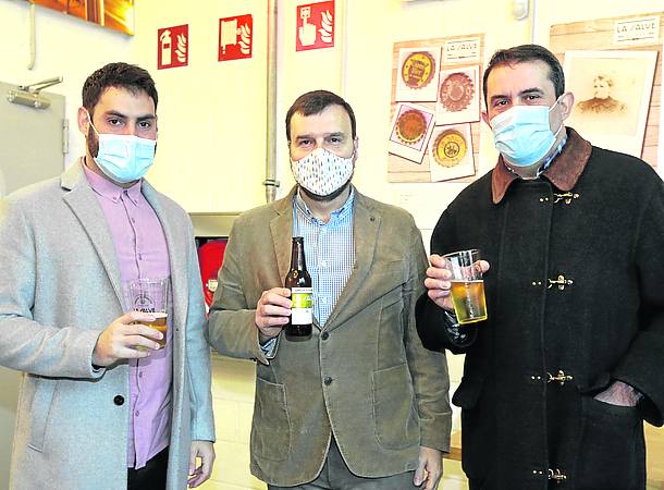 Aratz Castro, Xabier Momoitio y Roberto Manso. 