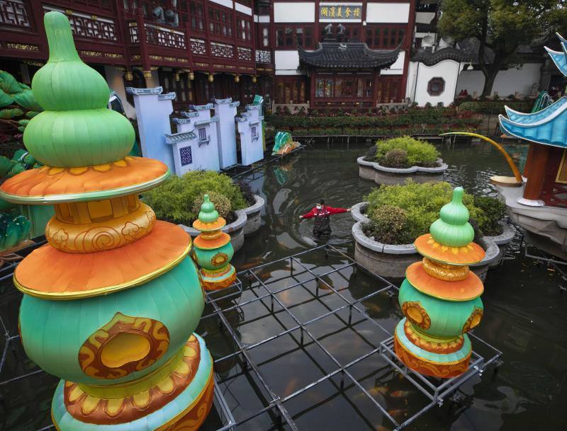 Fotos: Shanghai se prepara ya para el Año Nuevo chino