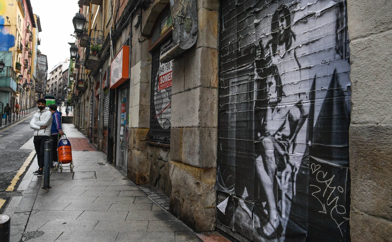 Fotos: Las mujeres vuelven a los barrios altos de Bilbao