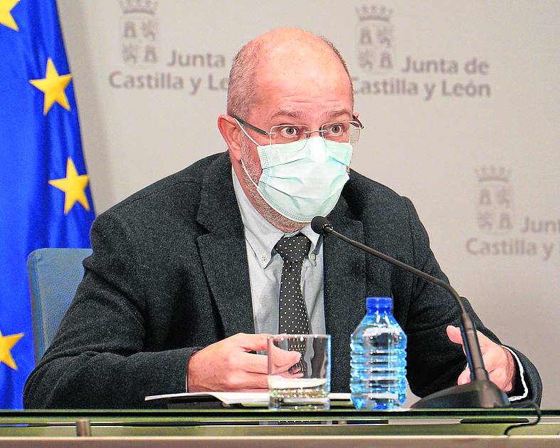 Francisco Igea compareció tras el Consejo de Gobierno extraordinario. 