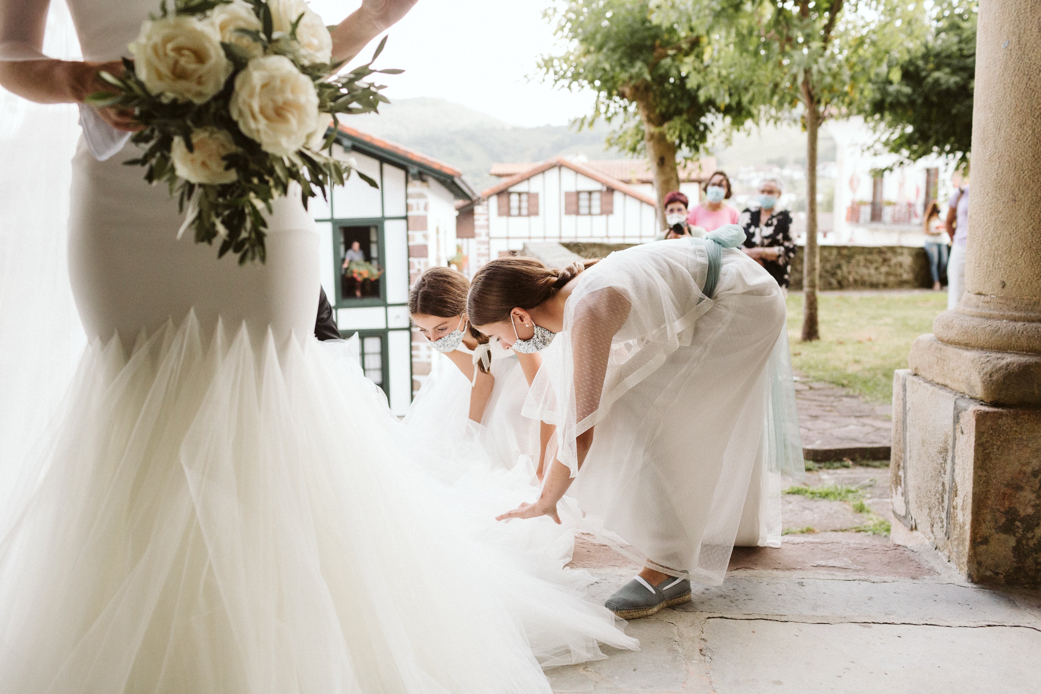 Fotos: La boda de Amaia en el María Cristina, una bailarina que hizo un guiño a Balenciaga