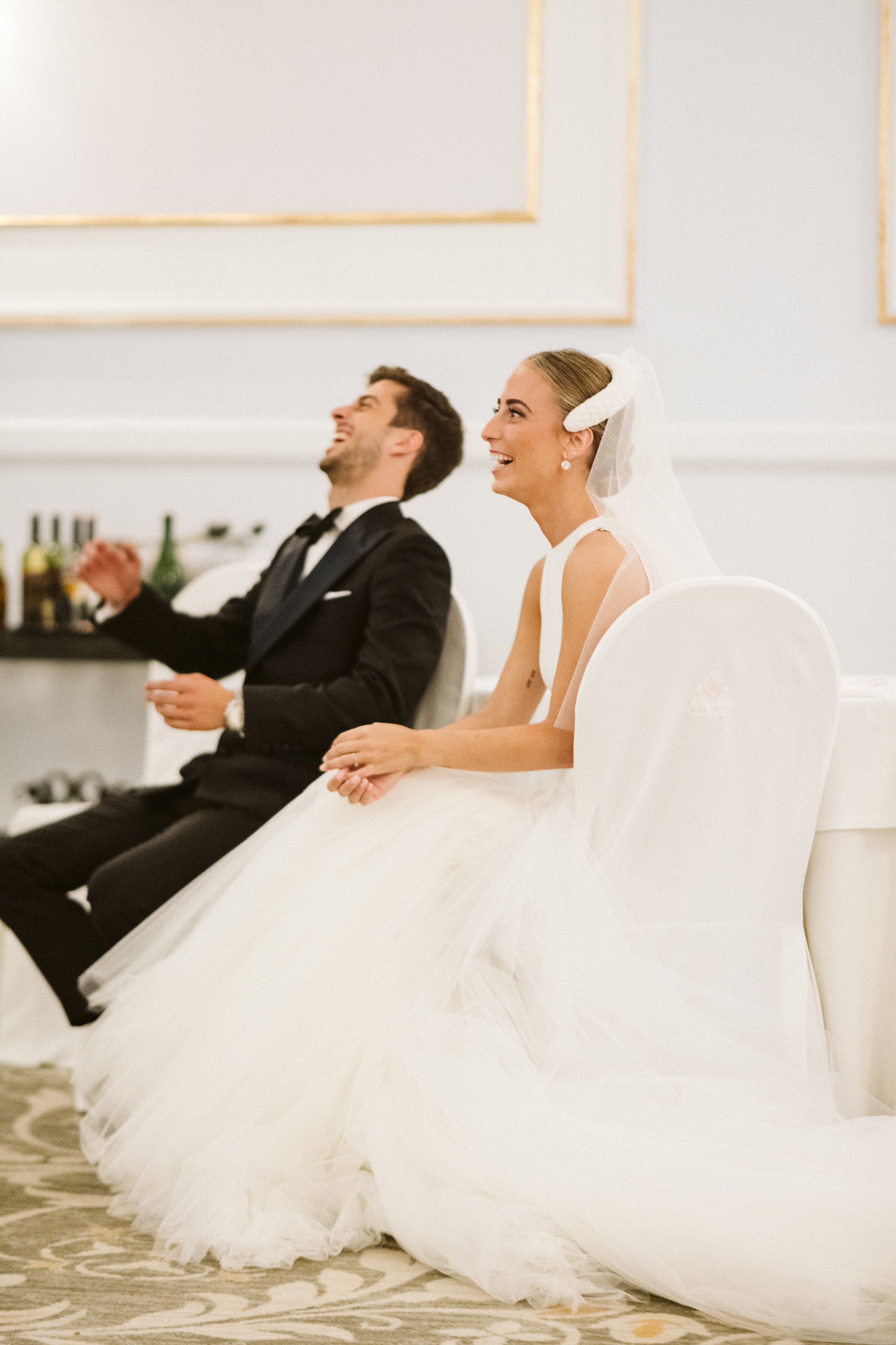 Fotos: La boda de Amaia en el María Cristina, una bailarina que hizo un guiño a Balenciaga