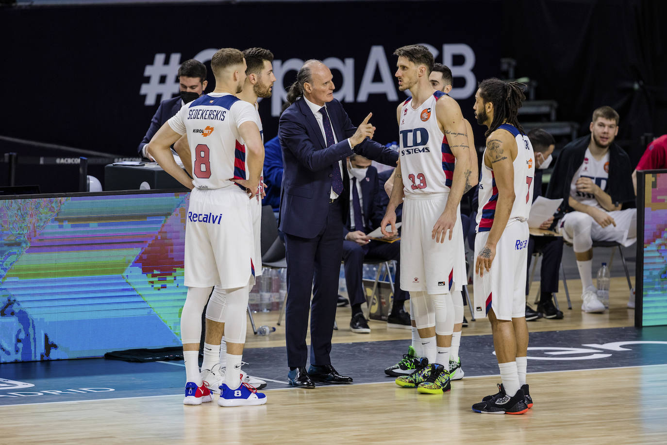 Fotos: Las mejores imágenes del Barcelona - TD Systems Baskonia de la semifinal de la Copa del Rey2021