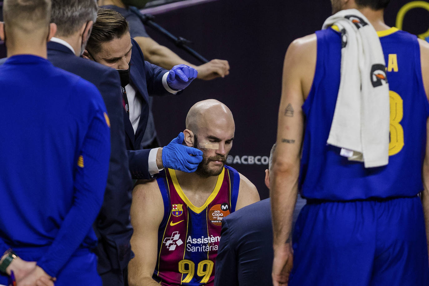 Fotos: Las mejores imágenes del Barcelona - TD Systems Baskonia de la semifinal de la Copa del Rey2021