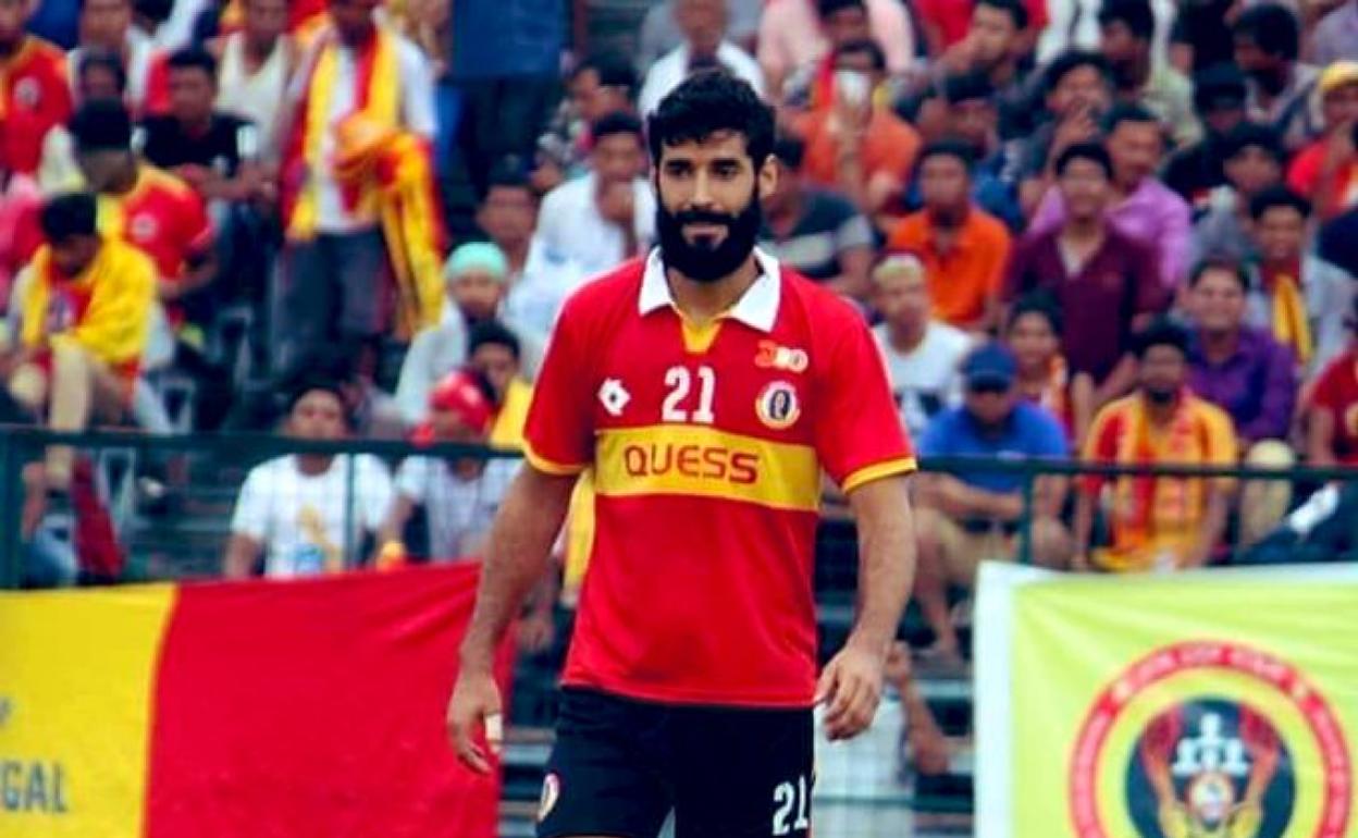 Martí Crespí durante su última estancia en el East Bengal 