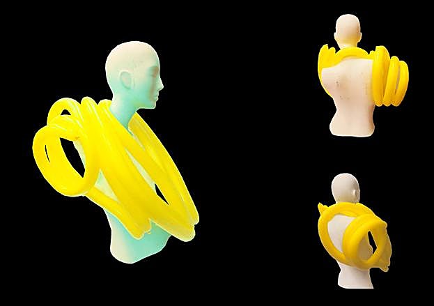 Laino está ahora investigando la idea de 'joyería del cuerpo'.