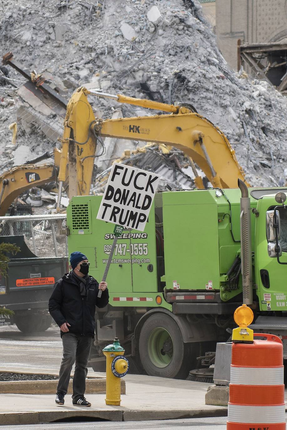 Fotos: Derribado el casino que Trump construyó en Atlantic