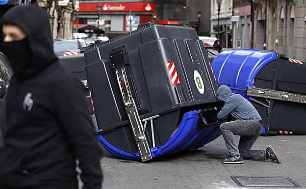 Podemos Euskadi «rechaza» los incidentes violentos tras la marcha por Hasél en Bilbao