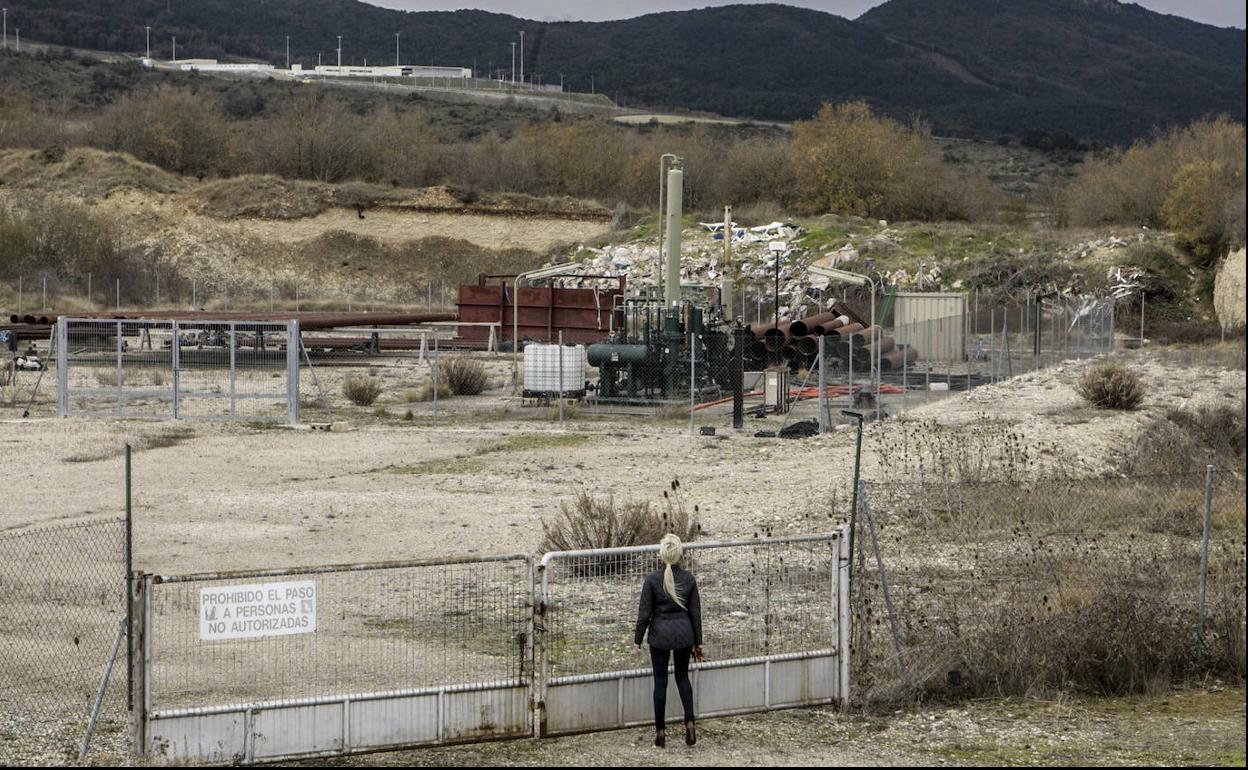 Zona en la que el Gobierno vasco proyecta la exploración de gas en Subijana.