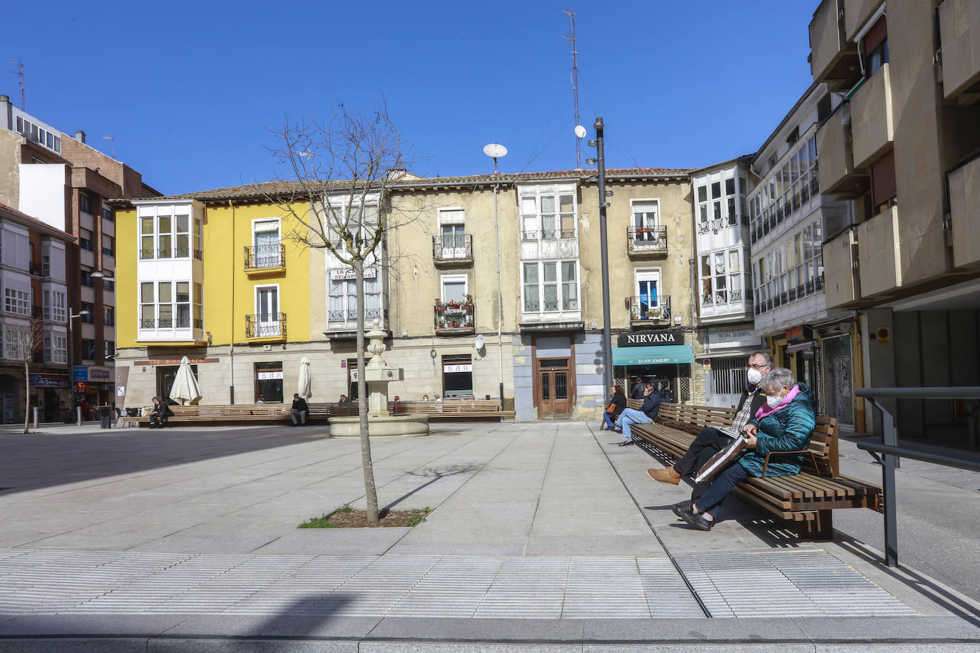La Plaza de los Guardias, con su nuevo diseño. 