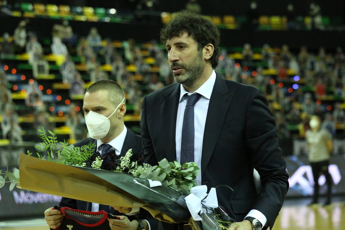 Fotos: Así ha sido el homenaje del Bilbao Basket a &#039;Corti&#039;