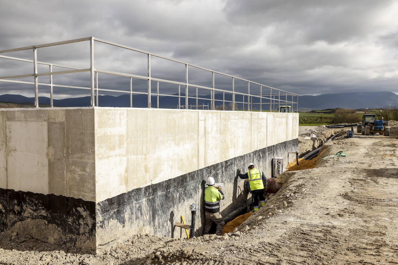 Fotos: Así van las obras de la depuradora de &#039;última generación&#039; de Salvatierra