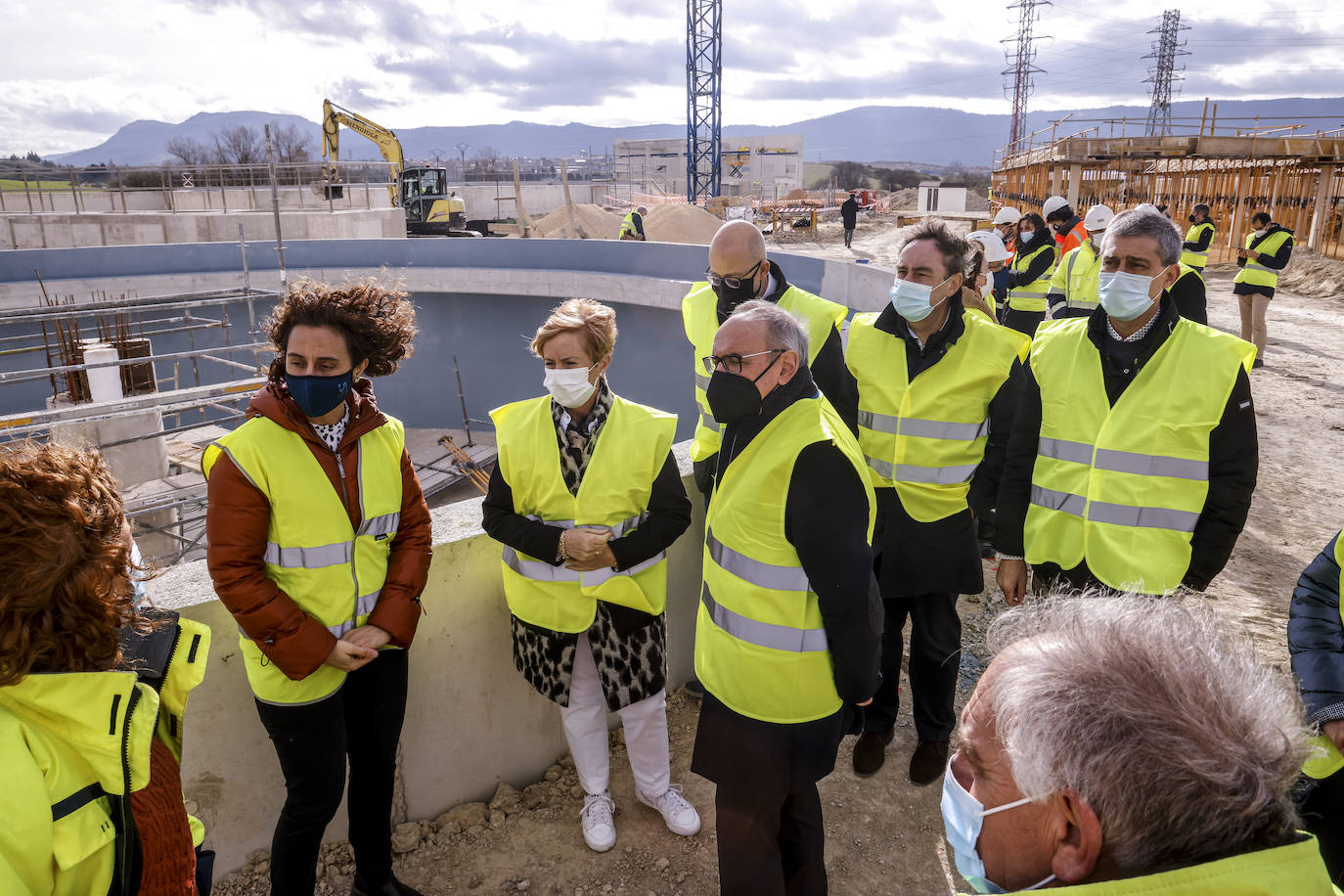 Fotos: Así van las obras de la depuradora de &#039;última generación&#039; de Salvatierra