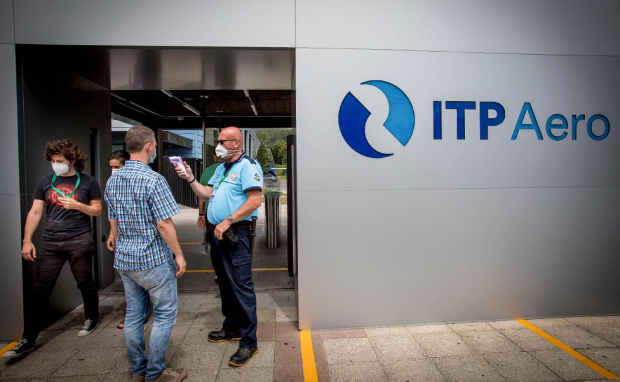Imagen de las instalaciones de ITP Aero en el Parque Tecnológico de Bizkaia. 