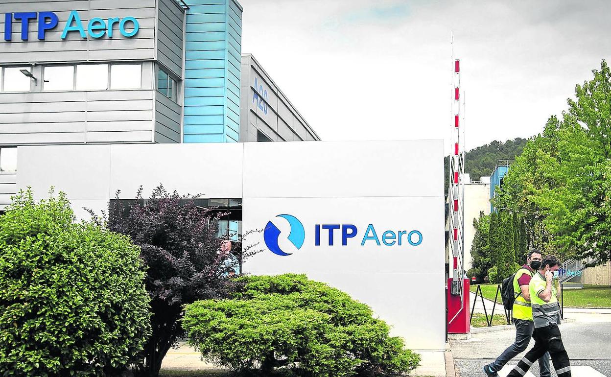 Imagen de las instalaciones de ITP Aero en el Parque Tecnológico de Bizkaia. 