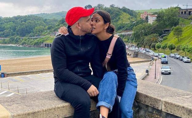 Muñoz y Pedroche en una anterior visita a Getaria