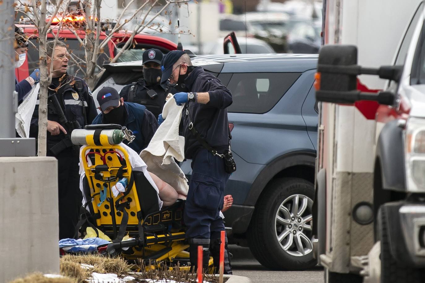 Fotos: Imágenes del tiroteo en un supermercado de EE UU