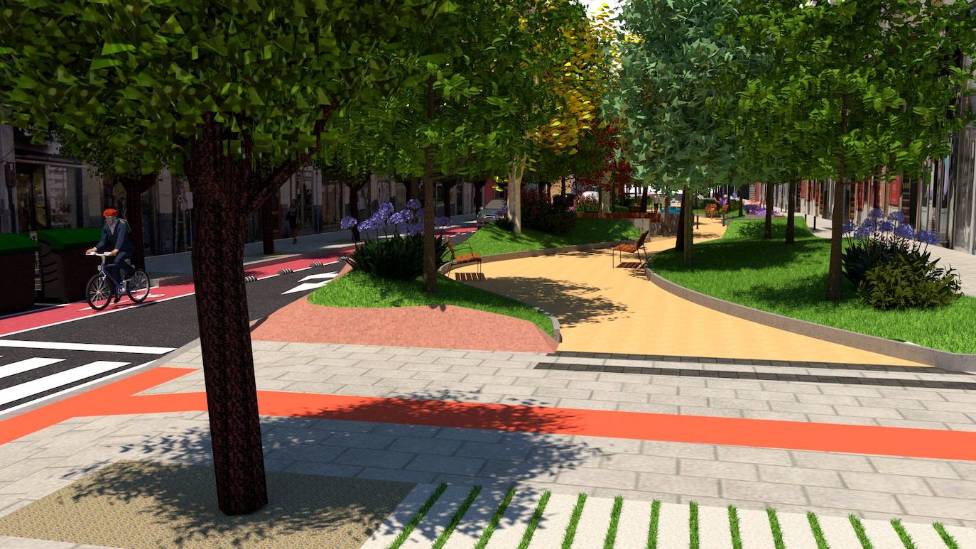 Fotos: Así quedará la calle María Díaz de Haro