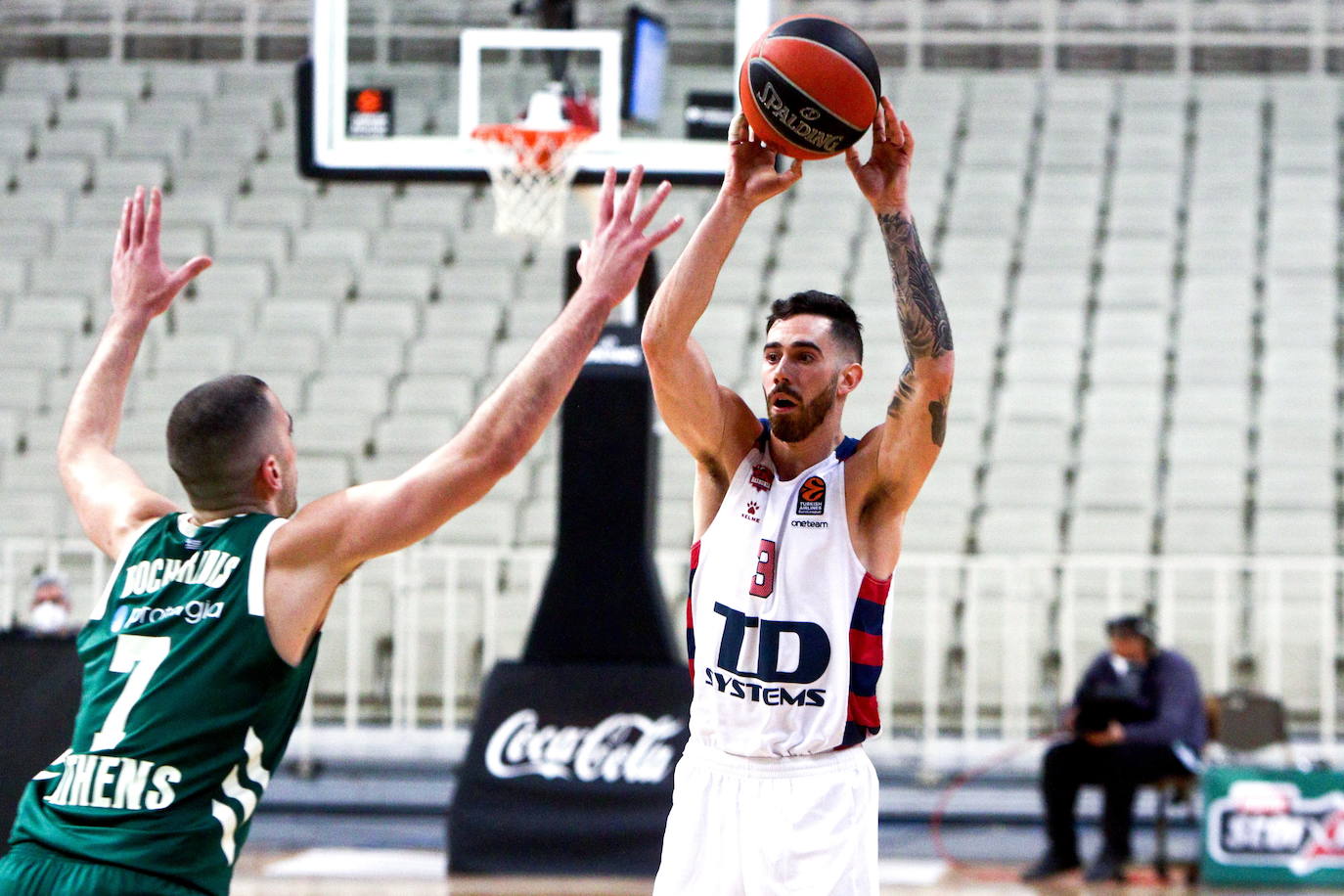 Fotos: Las mejores imágenes del Panathinaikos - Baskonia