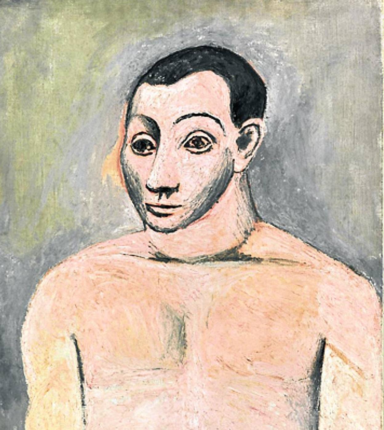 'Autorretrato'. De 1906, en el que evidencia la influencia ibérica.