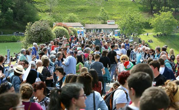 El último Herri Urrats celebrado en mayo de 2019.