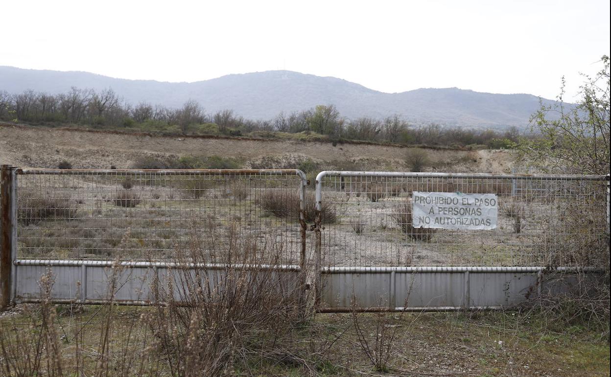 Zona en la que estaba proyectada la exploración de gas de Subijana.