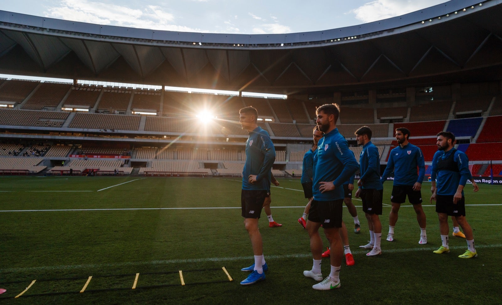 Fotos: El último entrenamiento del Athletic antes de la final, en imágenes