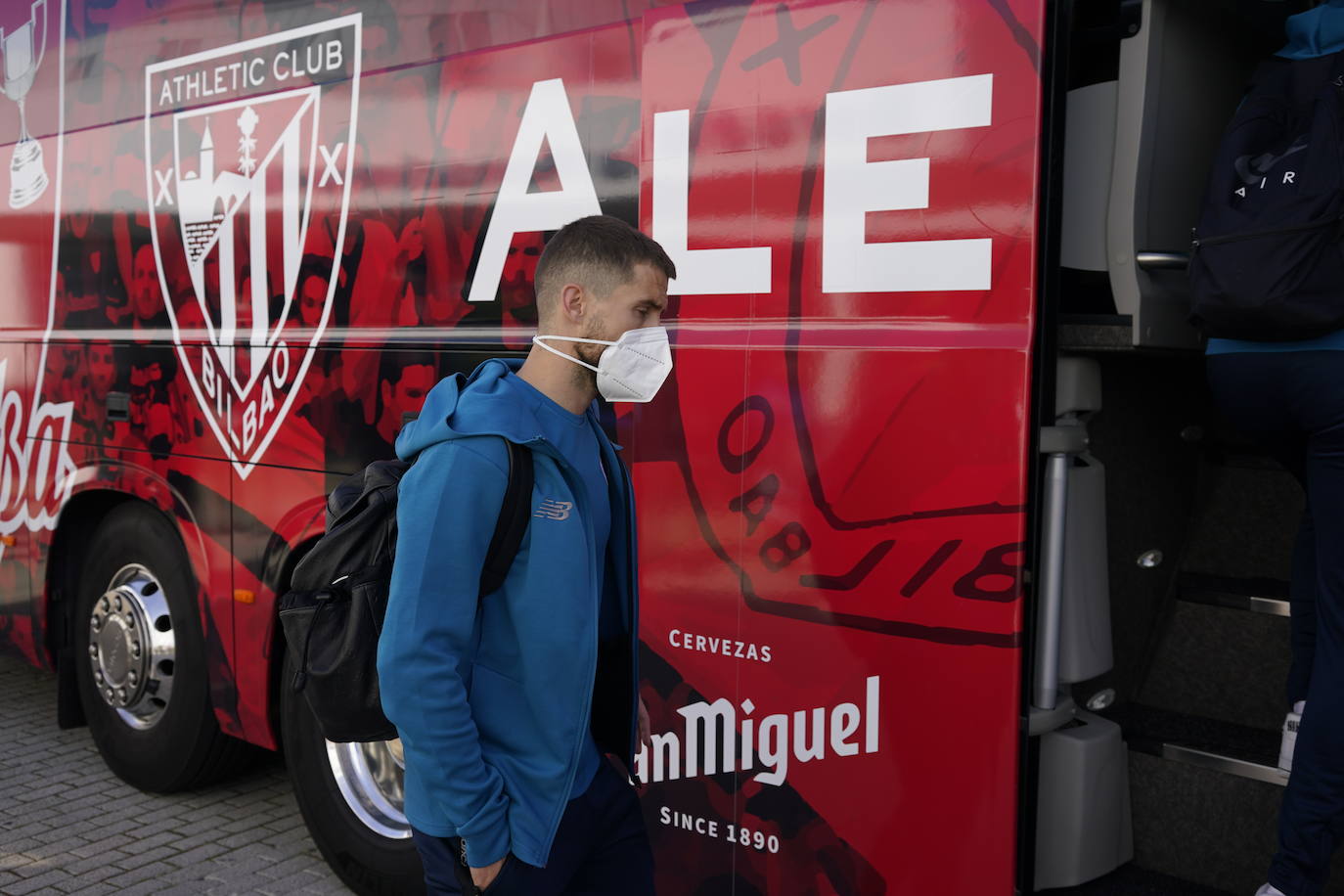Imagen. Los jugadores rojiblancos ya regresan a Bilbao