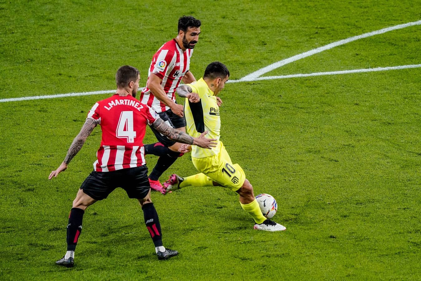 Fotos: Las mejores imágenes entre el Athletic y el Atlético de Madrid