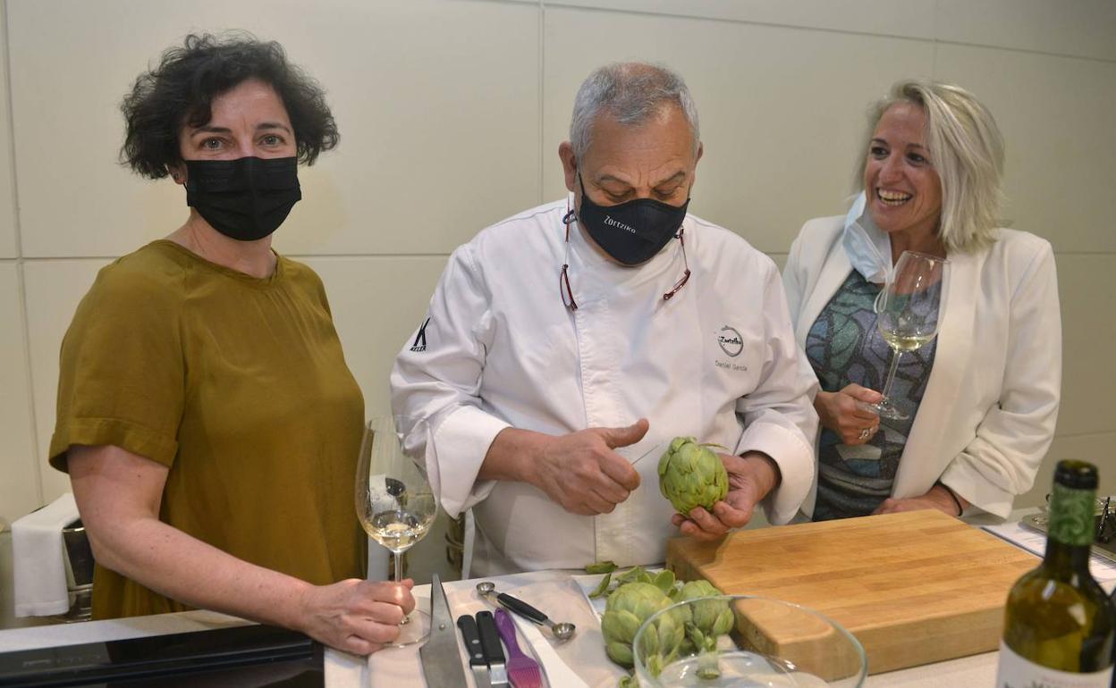 Teresa Guilarte, Dani García y María García. 