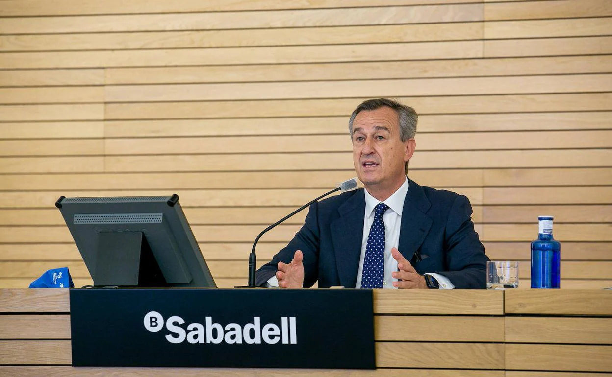 El consejero delegado de Banco Sabadell, César González-Bueno. 