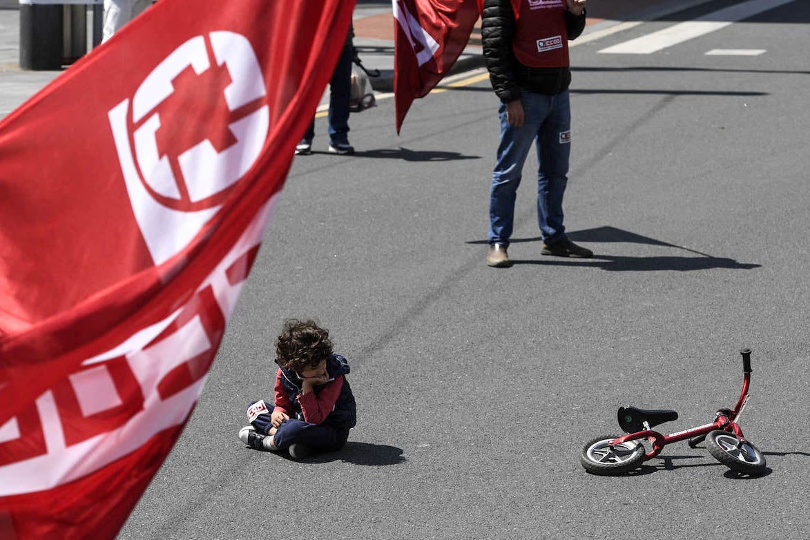 Fotos: Manifestaciones del Primero de Mayo