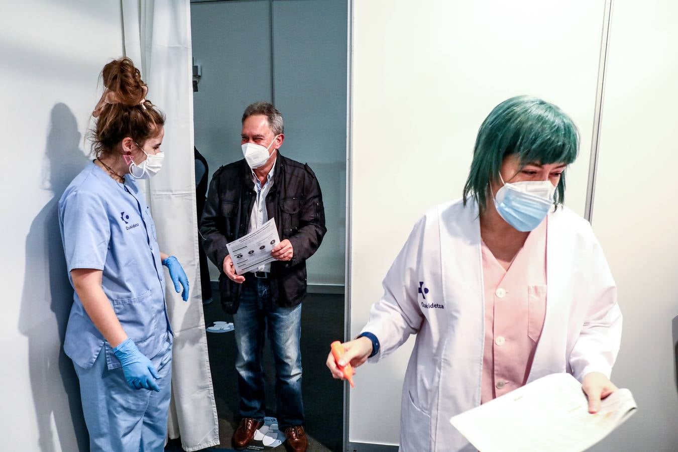 Fotos: Vacunación masiva en el BEC