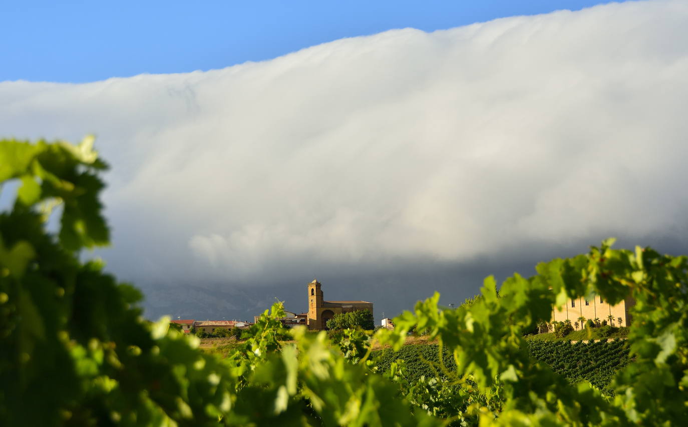 Fotos: La &#039;avalancha&#039; de nubes, un espectáculo visual en Rioja Alavesa