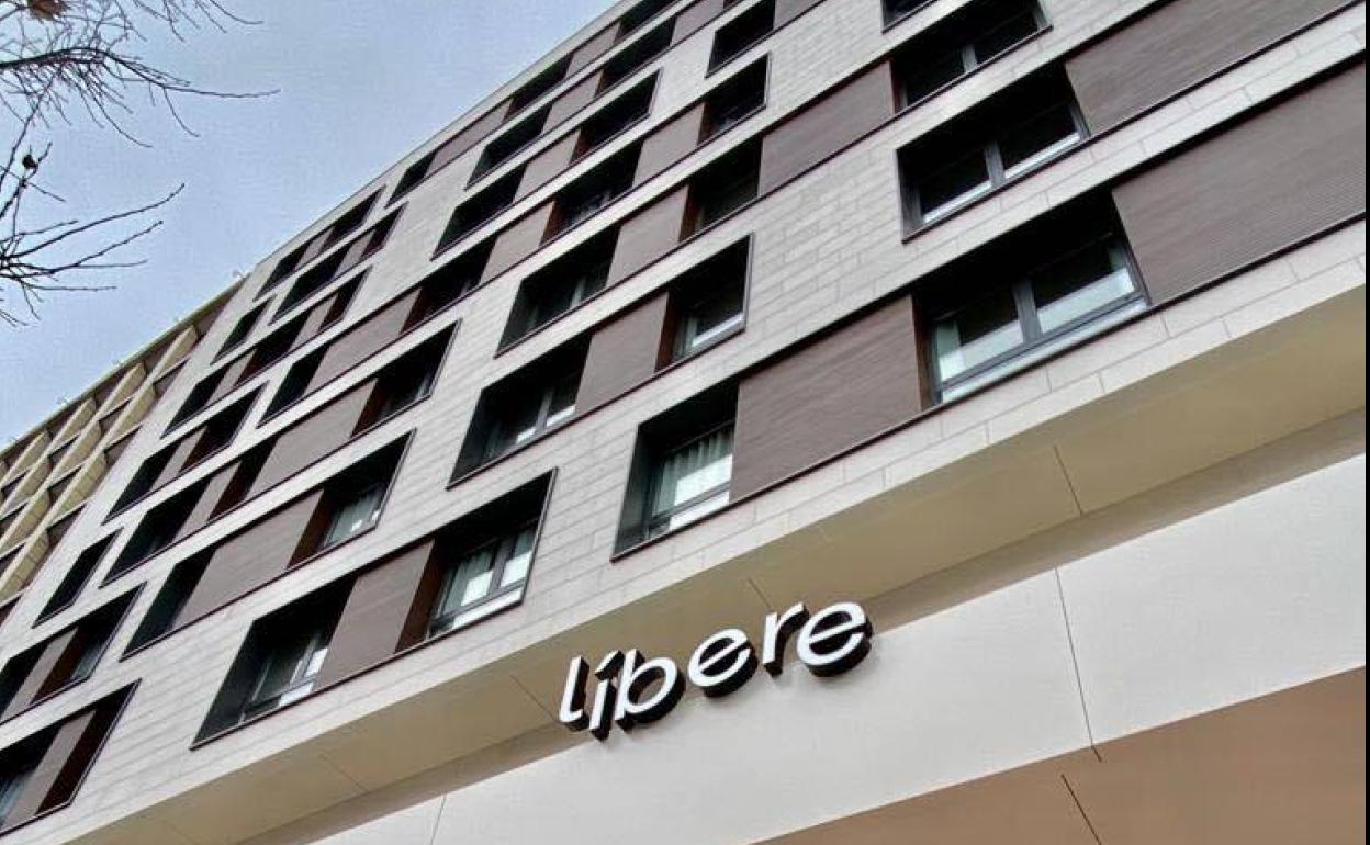 Apartahotel Líbere, promovido por AllIron en Vitoria, inaugurado el pasado mes de diciembre.