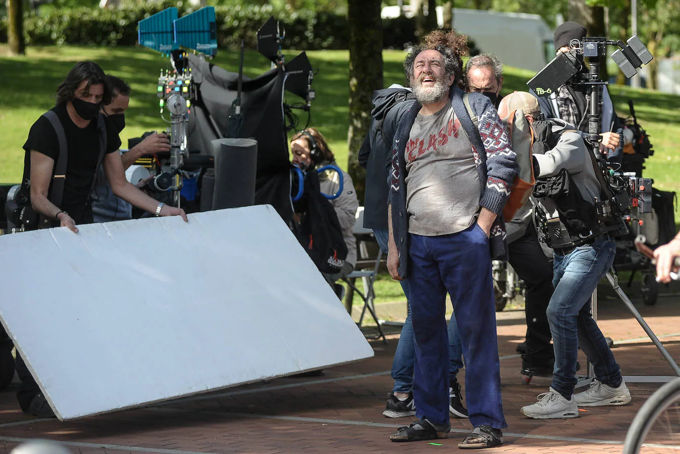 Fotos: Rodaje de &#039;La vida padre&#039; en Bilbao