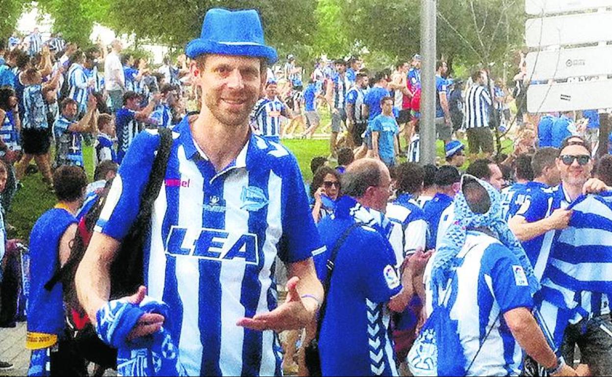 Pepijn de Boer, en la final de Copa de 2017 en Madrid. 