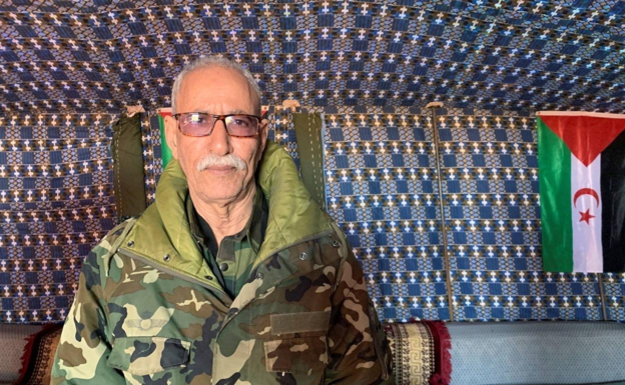 El líder del Frente Polisario, Brahim Gali