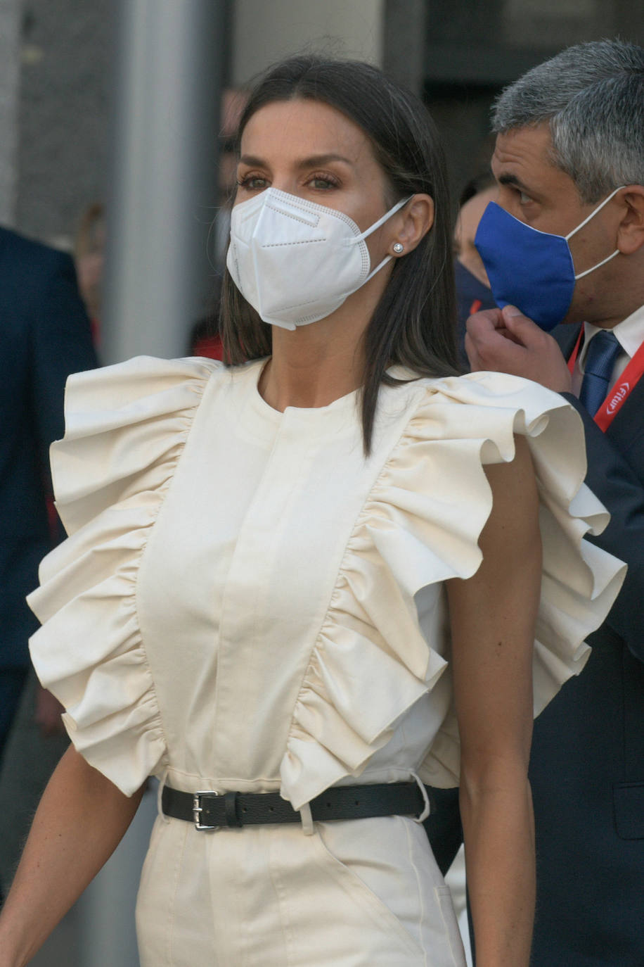 Fotos: Letizia saca su lado flamenco en Fitur: el mono de volantes que nadie esperaba ver