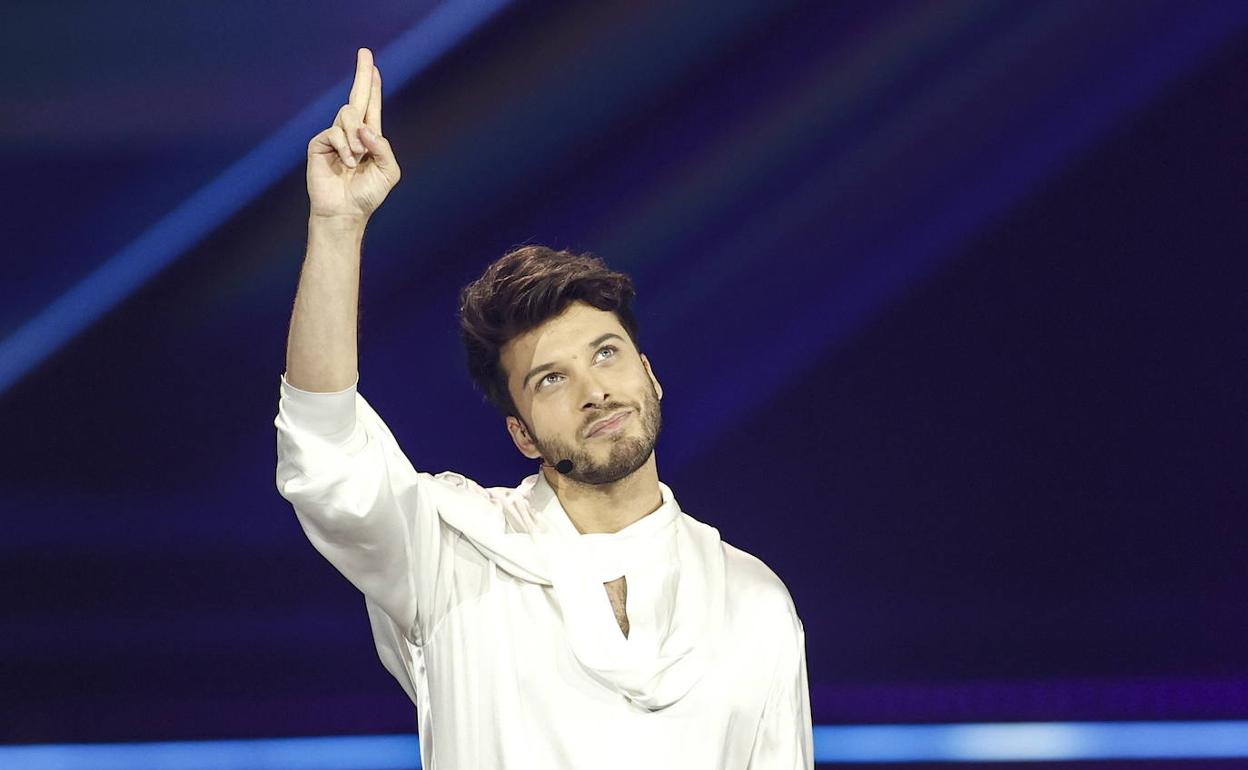 Blas Cantó durante las semifinales.