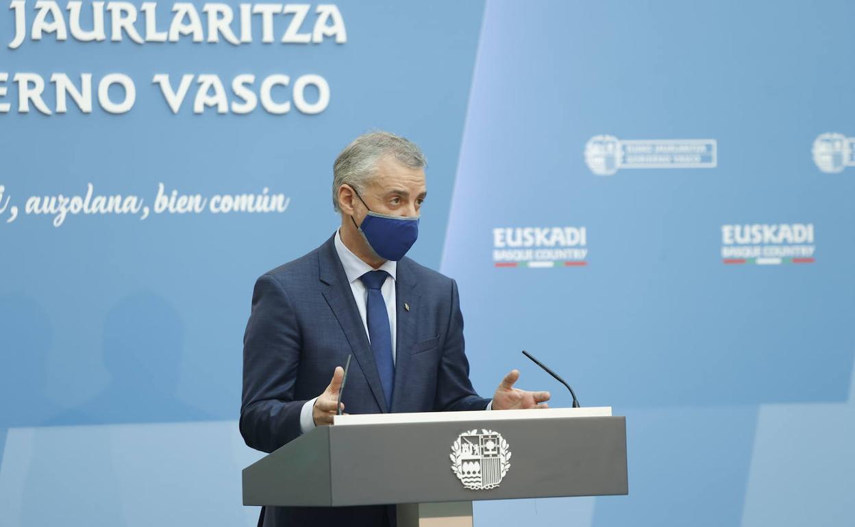 El lehendakari, Iñigo Urkullu. 