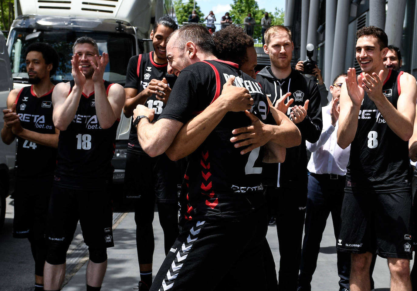 Fotos: Así ha sido la celebración del Bilbao Basket